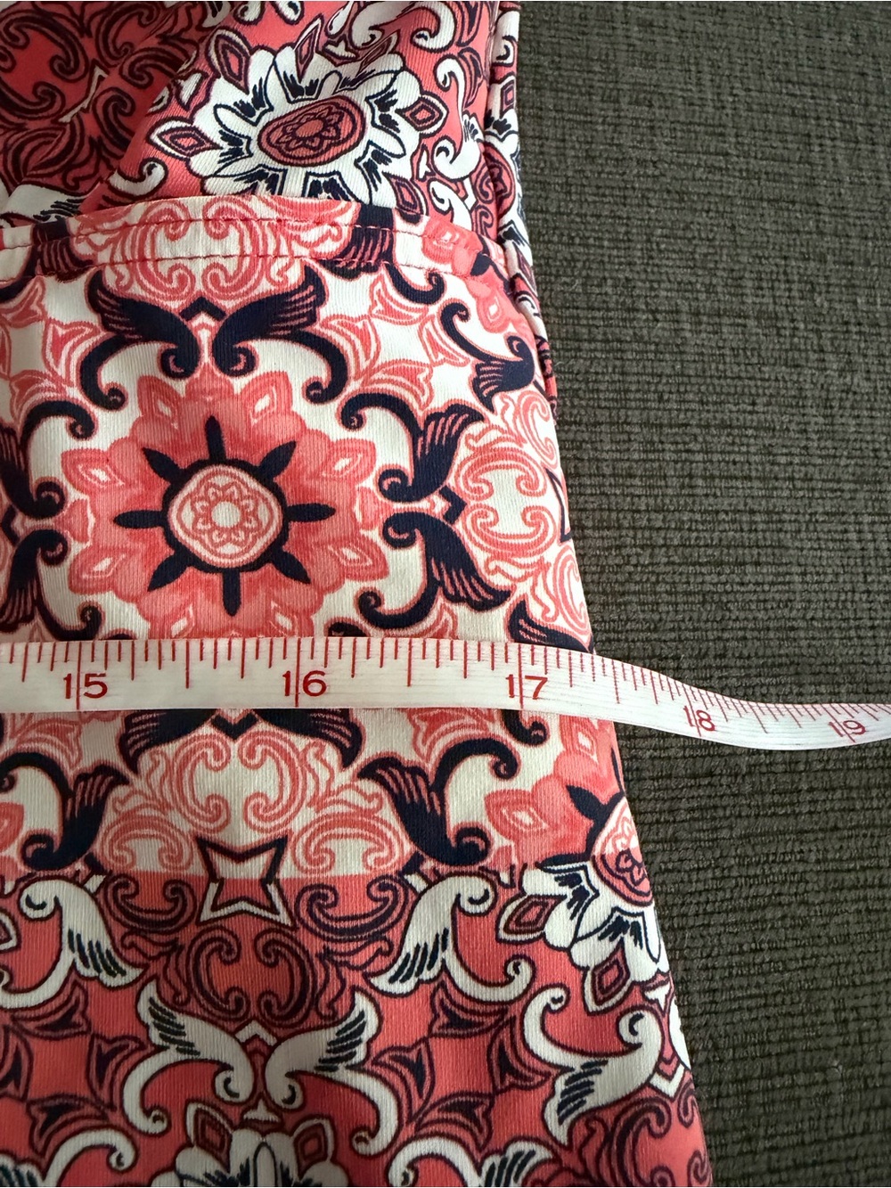 Womens LANDS’END Underwire Tankini Swim Top Size 16D - Picture 10 of 14
